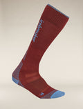 Women's Merino Ski+ Ultralight Over The Calf Socks Port/Baja - 4