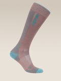 Women's Merino Ski+ Ultralight Over The Calf Socks Summit/Hydro - 4
