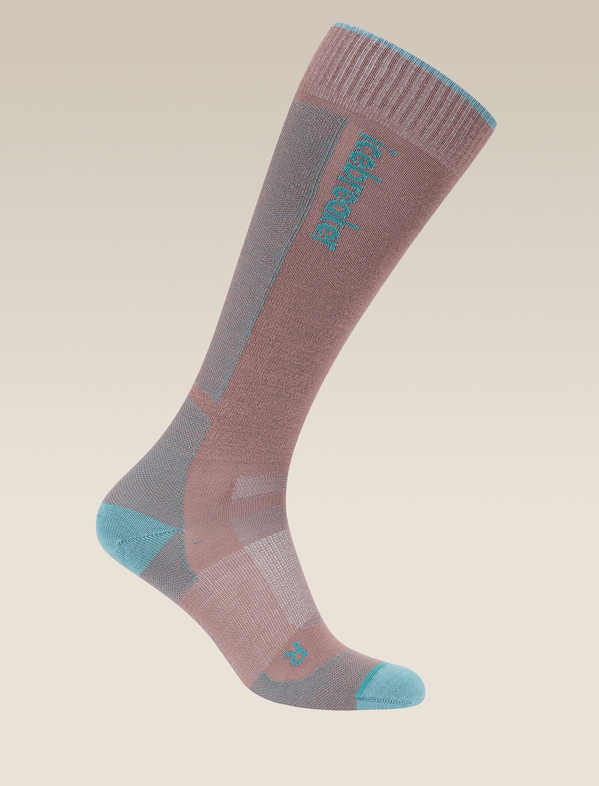 Women's Merino Ski+ Ultralight Over The Calf Socks Summit/Hydro - 4