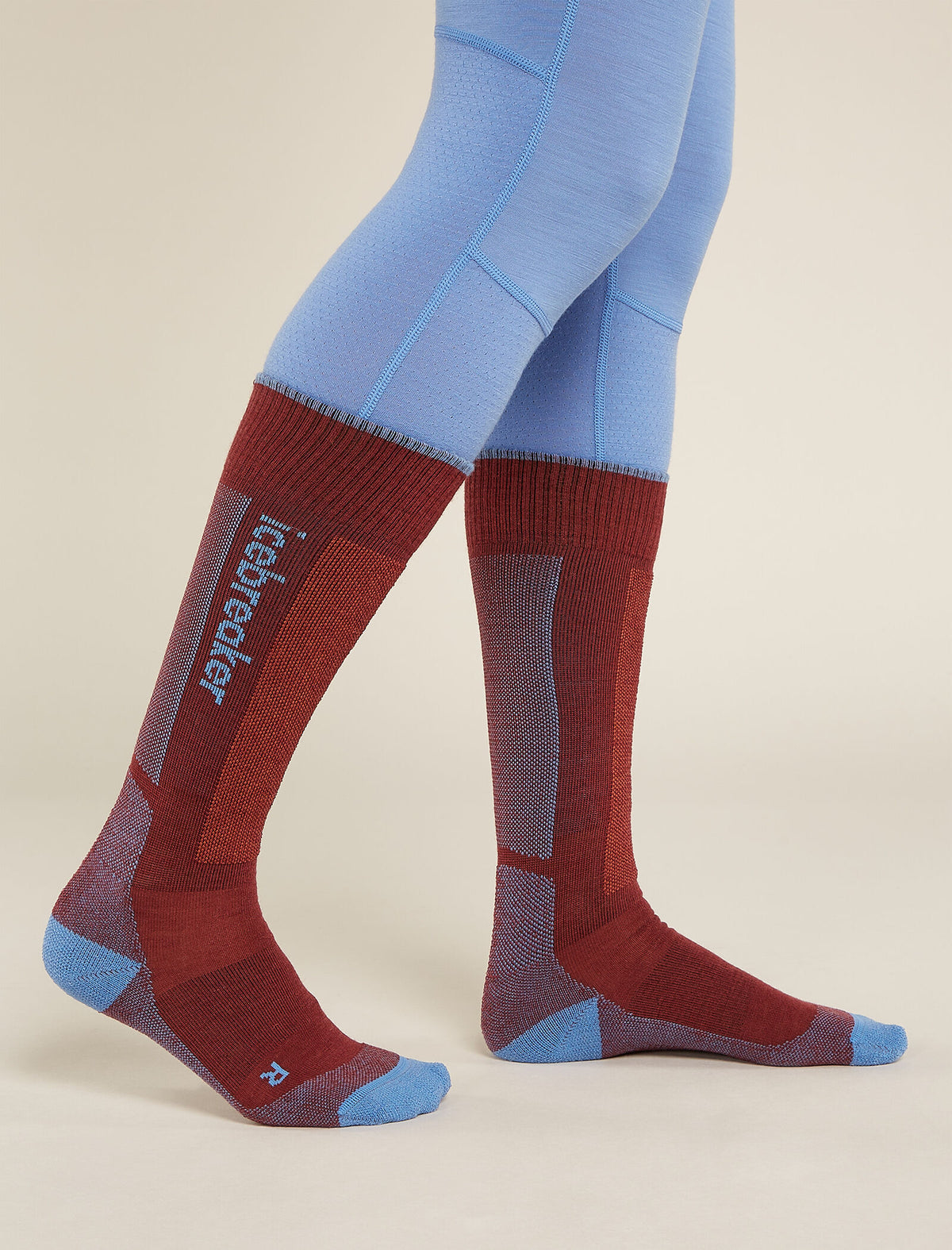 Women's Merino Ski+ Medium Over The Calf Socks  - 2