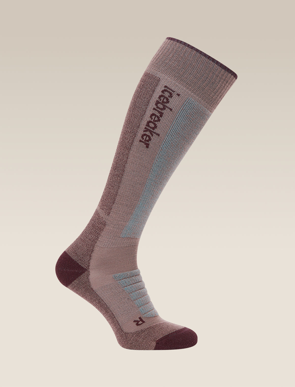 Women's Merino Ski+ Medium Over The Calf Socks Summit/Java - 1