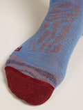 Women's Merino Blend Ski+ Medium Over The Calf Socks Mountain Contour Baja - 3