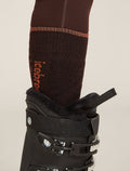 Women's Merino Blend Ski+ Medium Over The Calf Socks Mountain Contour  - 1