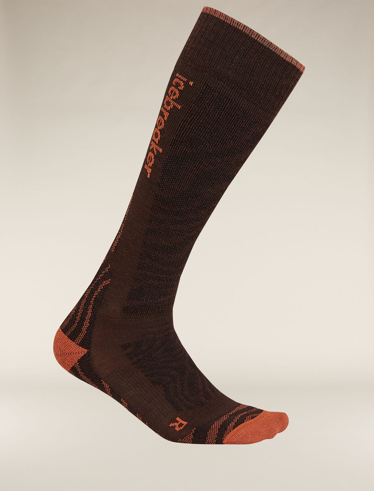 Women's Merino Blend Ski+ Medium Over The Calf Socks Mountain Contour  - 4