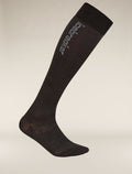 Women's Merino Snow Liner Over The Calf Socks Black/Ether - 4