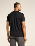 Men's Merino 150 Tech Lite Short Sleeve T-Shirt Single Line Camp Black - 2