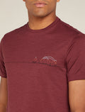 Men's Merino 150 Tech Lite Short Sleeve T-Shirt Single Line Camp  - 5
