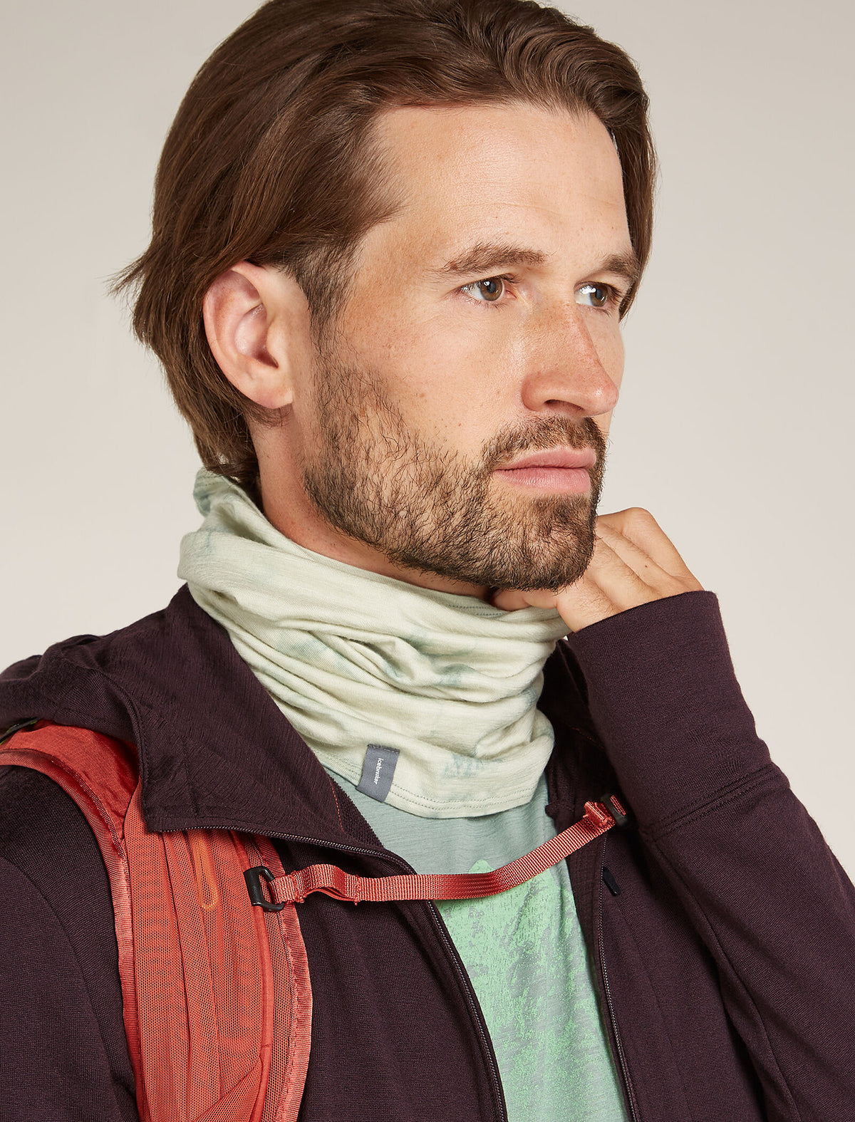 Unisex Merino 200 Flexi Chute Cloud Dye Ashen - 3