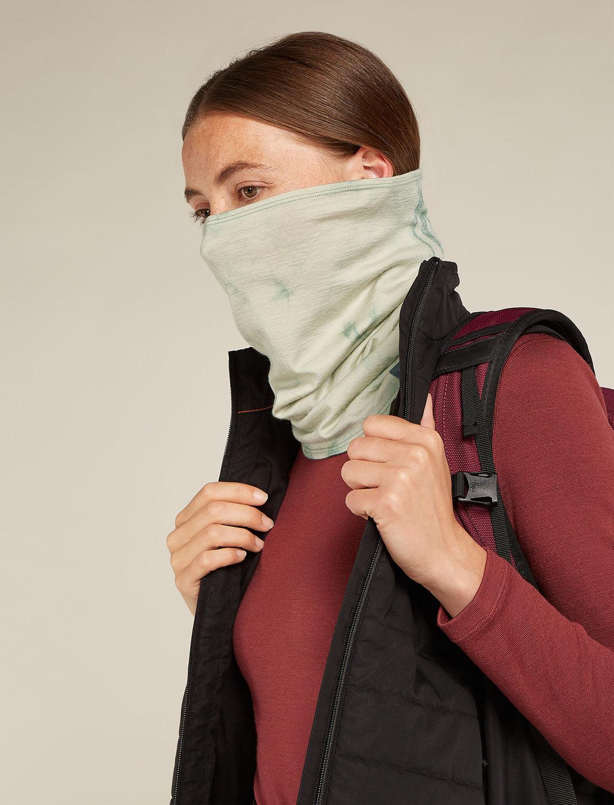 Unisex Merino 200 Flexi Chute Cloud Dye Ashen - 6