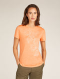 Women's Merino 150 Tech Lite Short Sleeve T-Shirt Winter Floral Feldspar - 1