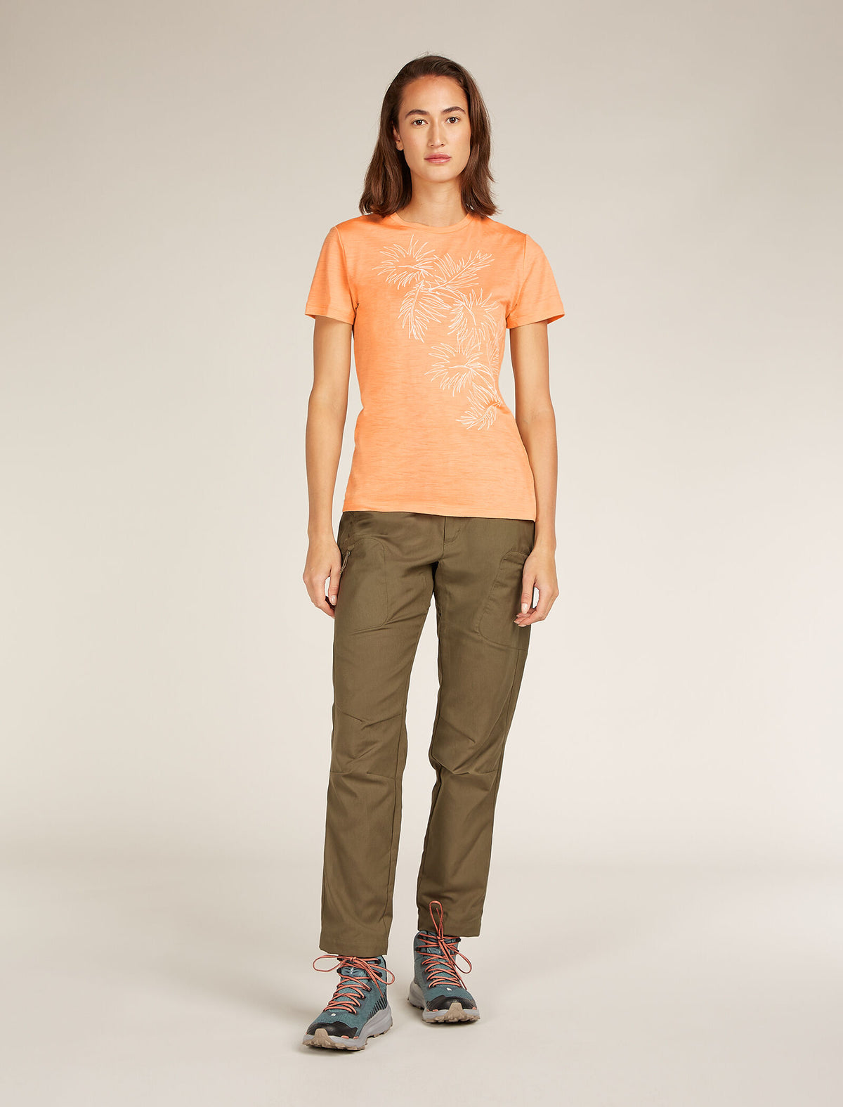 Women's Merino 150 Tech Lite Short Sleeve T-Shirt Winter Floral Feldspar - 3