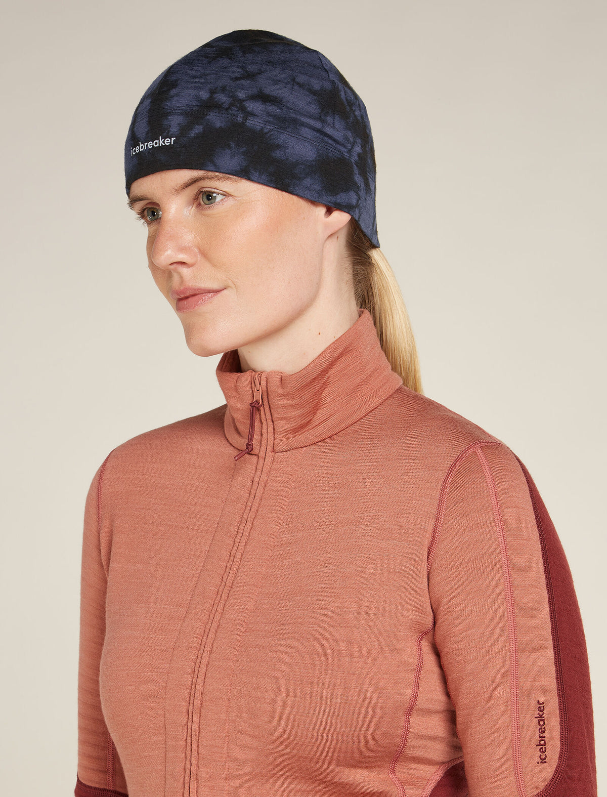 Unisex Merino 200 Oasis Beanie Cloud Dye Graphite/Black - 4