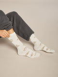 Women's Merino Lifestyle Ultralight Crew Socks Camp Essential Ecru Hthr/Sand - 2