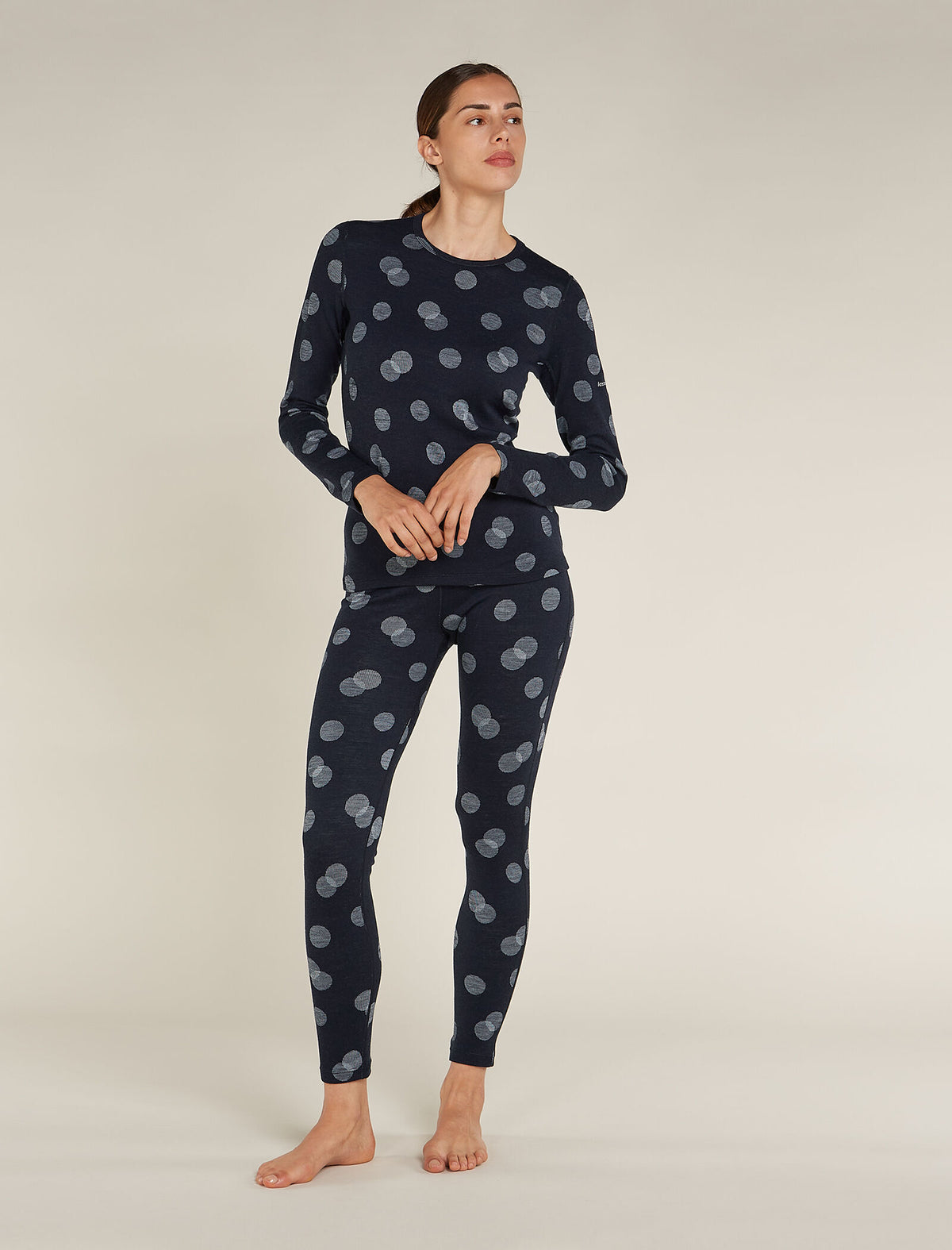 Women's Merino 260 Vertex Thermal Leggings Falling Flakes  - 3