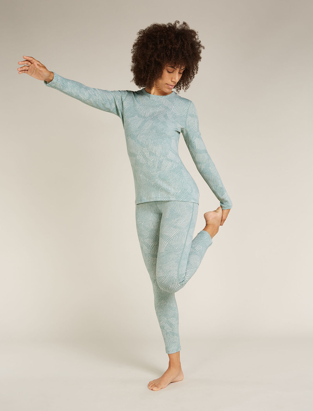 Women's Merino 260 Vertex Thermal Leggings Frozen Forms  - 3