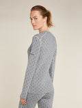Women's Merino 260 Vertex Long Sleeve Crewe Thermal Top On-Piste  - 2