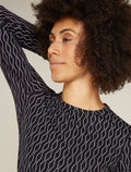 Women's Merino 260 Vertex Long Sleeve Crewe Thermal Top On-Piste  - 6
