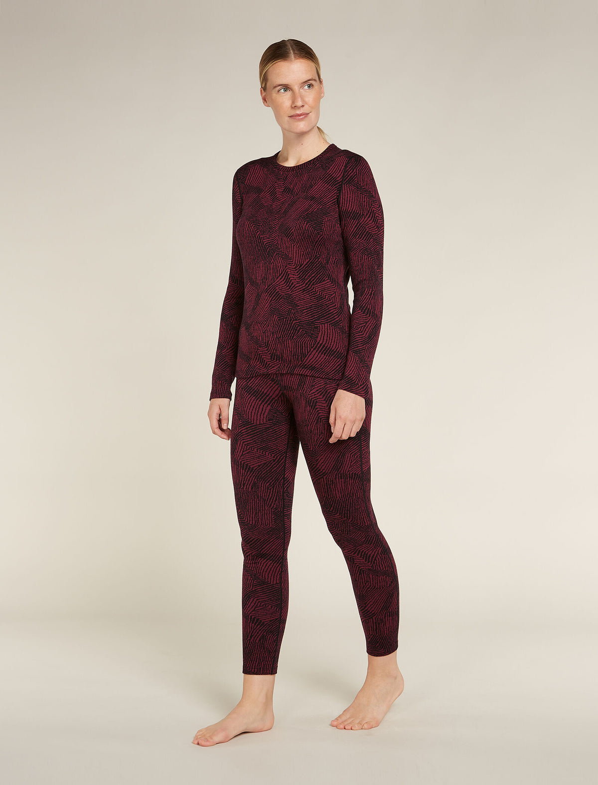 Women's Merino 260 Vertex Long Sleeve Crewe Thermal Top Frozen Forms  - 3