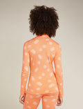 Women's Merino 260 Vertex Long Sleeve Half Zip Thermal Top Falling Flakes  - 2