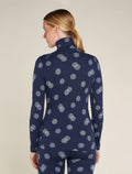 Women's Merino 260 Vertex Long Sleeve Half Zip Thermal Top Falling Flakes  - 2