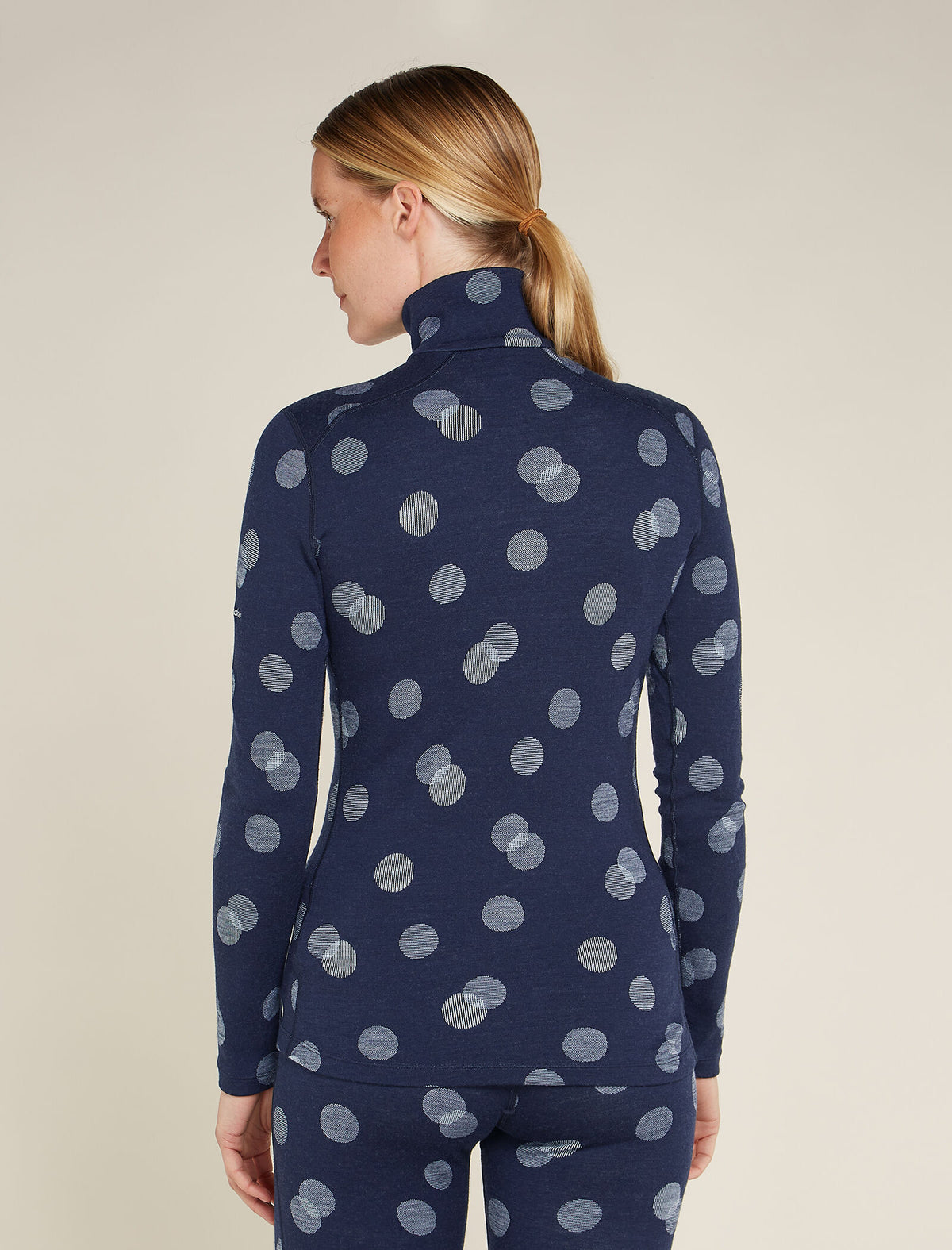 Women's Merino 260 Vertex Long Sleeve Half Zip Thermal Top Falling Flakes  - 2
