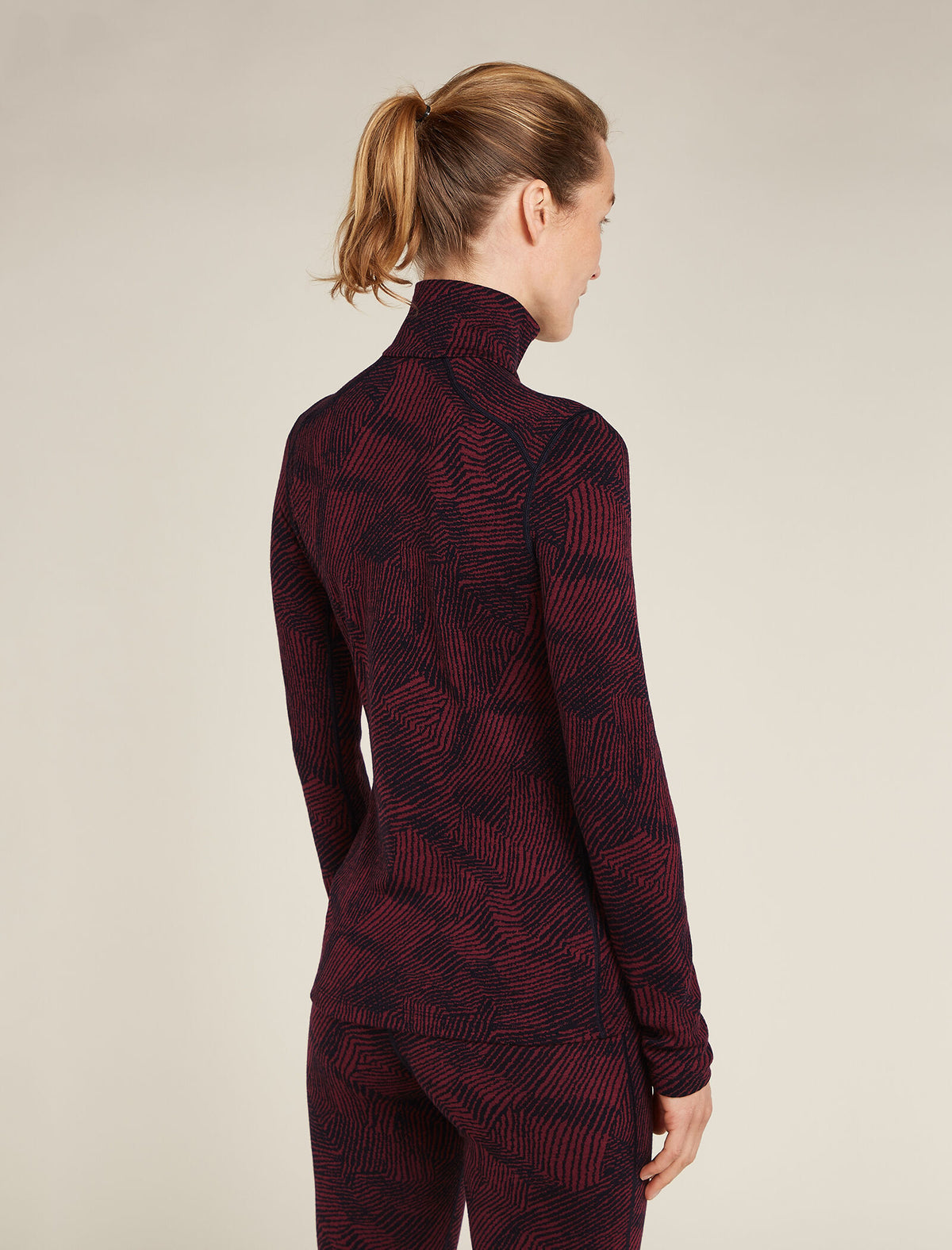 Women's Merino 260 Vertex Long Sleeve Half Zip Thermal Top Frozen Forms  - 2