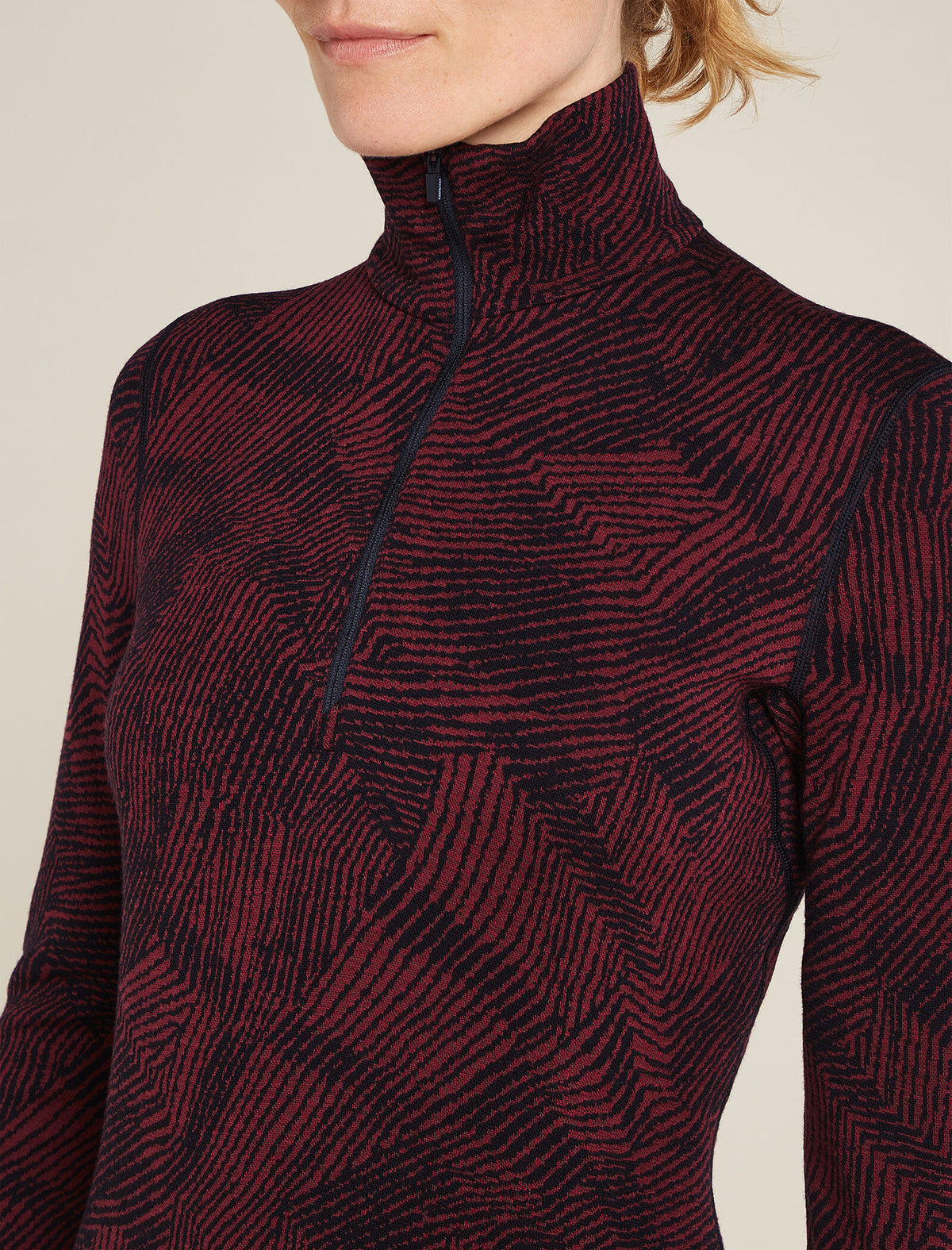 Women's Merino 260 Vertex Long Sleeve Half Zip Thermal Top Frozen Forms  - 5