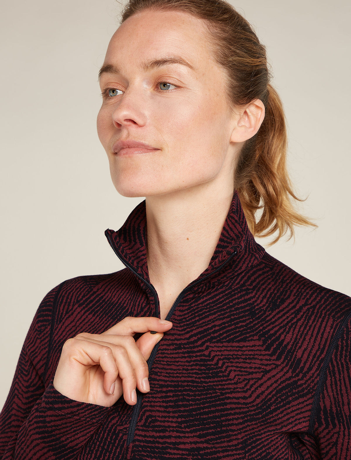 Women's Merino 260 Vertex Long Sleeve Half Zip Thermal Top Frozen Forms  - 6