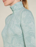 Women's Merino 260 Vertex Long Sleeve Half Zip Thermal Top Frozen Forms  - 5