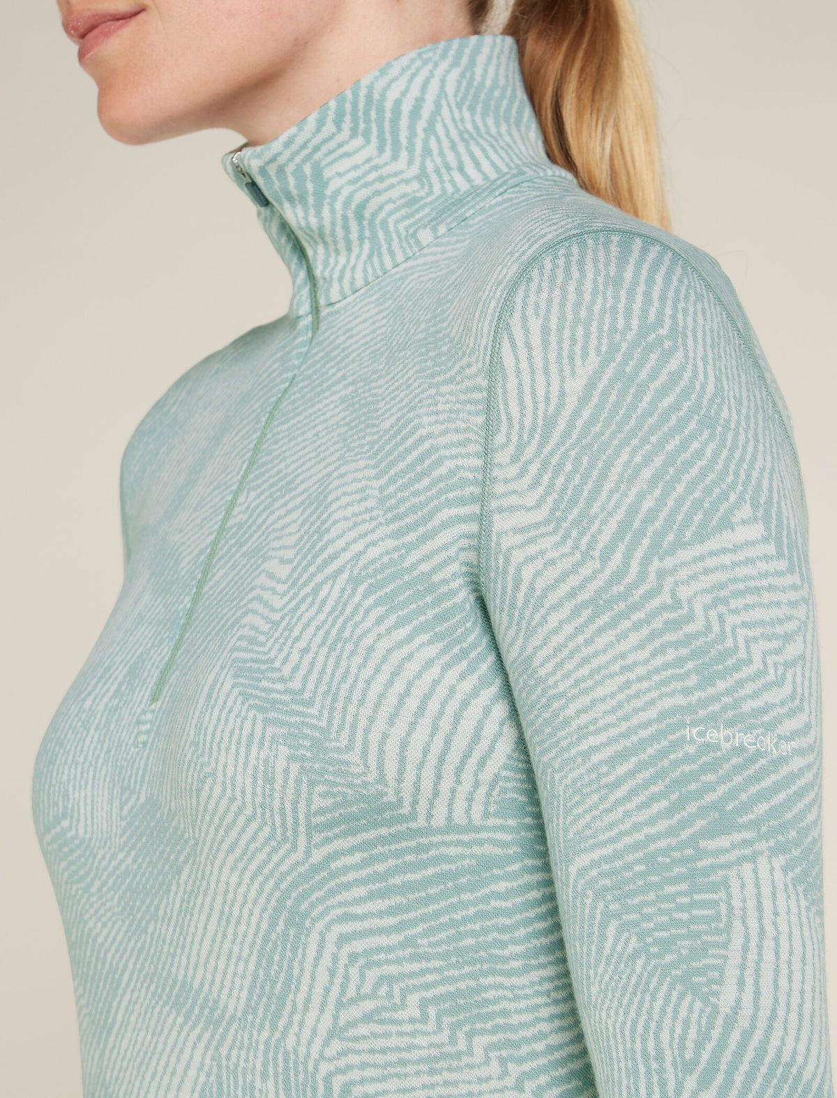 Women's Merino 260 Vertex Long Sleeve Half Zip Thermal Top Frozen Forms  - 5