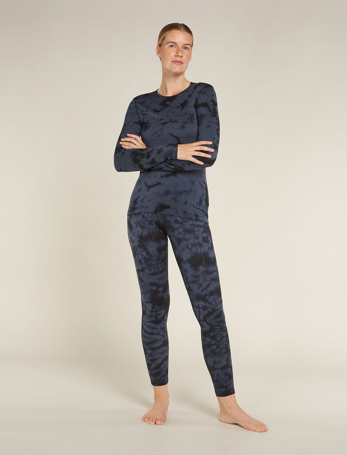 Women's Merino 200 Oasis Thermal Leggings Cloud Dye  - 3