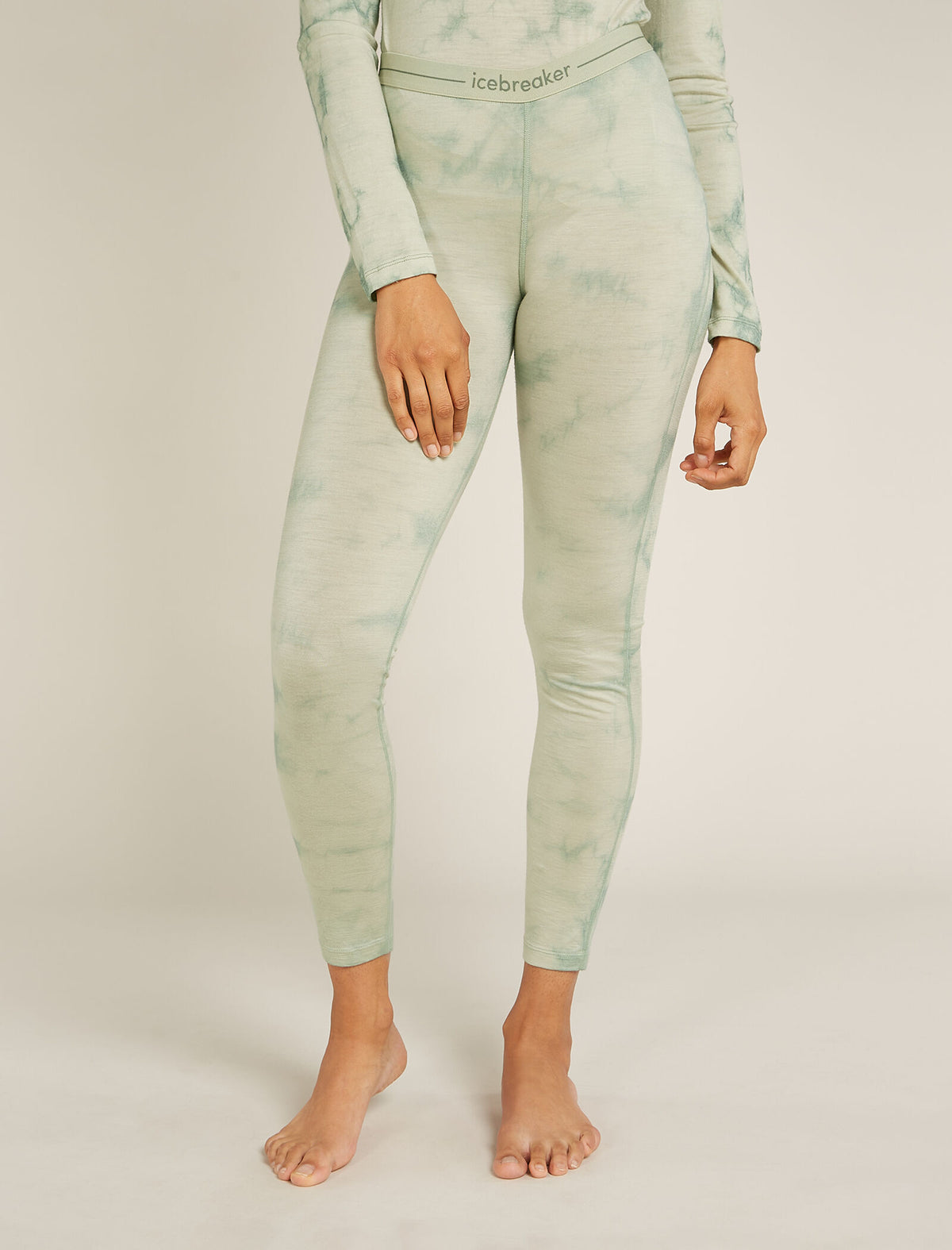 Women's Merino 200 Oasis Thermal Leggings Cloud Dye  - 1