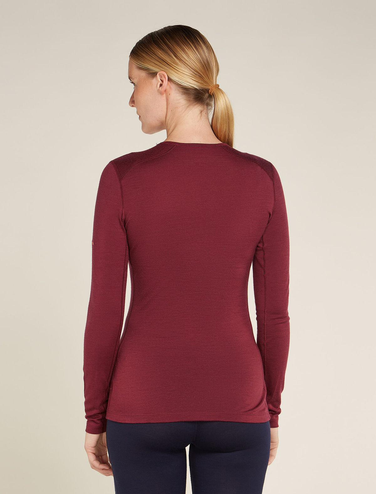 Women's Merino 200 Oasis Long Sleeve Crewe Mountain Pulse Thermal Top  - 2