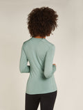 Women's Merino 200 Oasis Long Sleeve Crewe Mountain Pulse Thermal Top  - 2