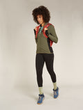 Women's Merino 200 Oasis Long Sleeve Crewe Mountain Pulse Thermal Top  - 4