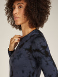 Women's Merino 200 Oasis Long Sleeve Crewe Thermal Top Cloud Dye  - 5