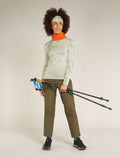 Women's Merino 200 Oasis Long Sleeve Crewe Thermal Top Cloud Dye  - 4