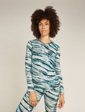 Women's Merino 200 Oasis Long Sleeve Crewe Thermal Top Protect Our Winters  - 1