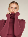 Women's 300 MerinoFine™ Polar Long Sleeve Roll Neck Thermal Top  - 5