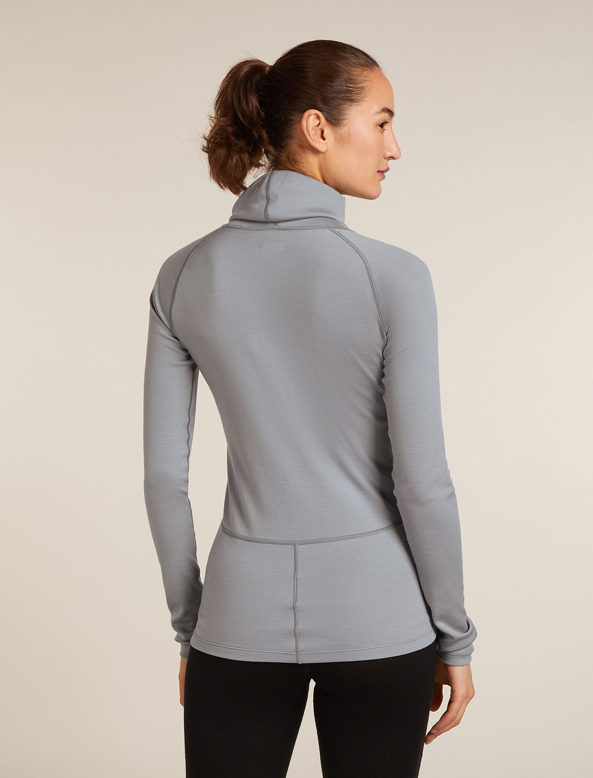 Women's 300 MerinoFine™ Polar Long Sleeve Roll Neck Thermal Top Alloy - 2