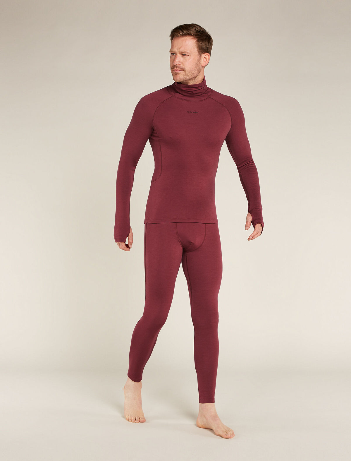 Men's 300 MerinoFine™ Polar Long Sleeve Roll Neck Thermal Top  - 3