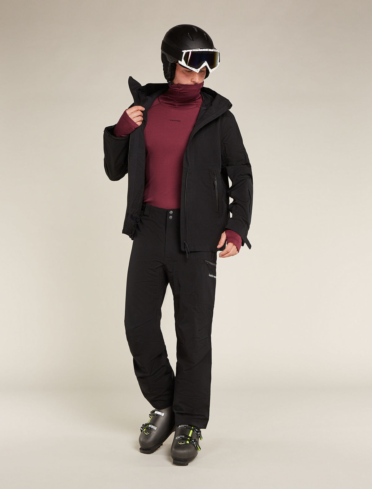 Men's 300 MerinoFine™ Polar Long Sleeve Roll Neck Thermal Top  - 4