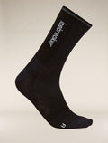 Men's Merino Blend Run+ Ultralight Crew Socks Cloud Dye  - 3