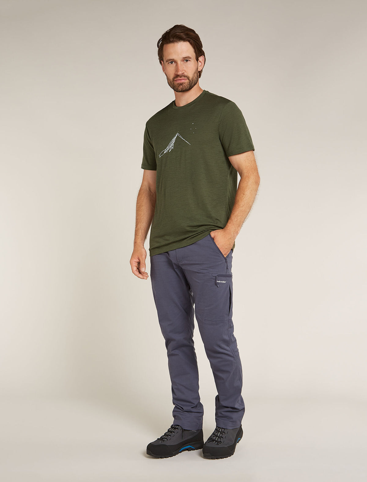 Men's Merino 150 Tech Lite Short Sleeve T-Shirt Southern Constellation Loden - 3