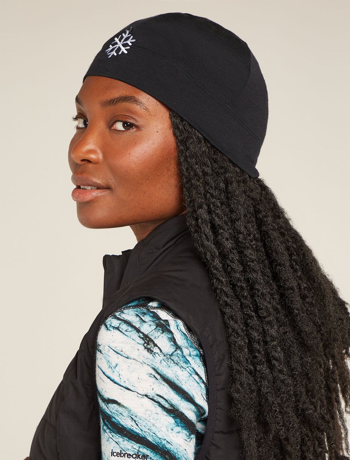 Unisex Merino 200 Oasis Beanie Protect Our Winters Black - 4