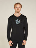 Men's Merino 200 Oasis Long Sleeve Crewe Thermal Top Protect Our Winters  - 1