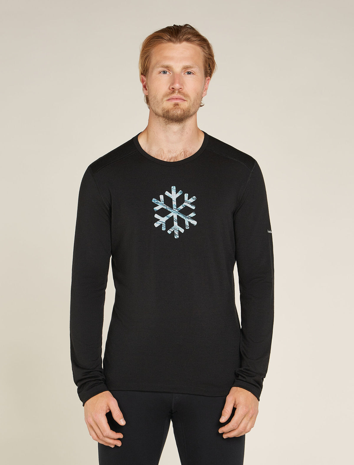 Men's Merino 200 Oasis Long Sleeve Crewe Thermal Top Protect Our Winters  - 1