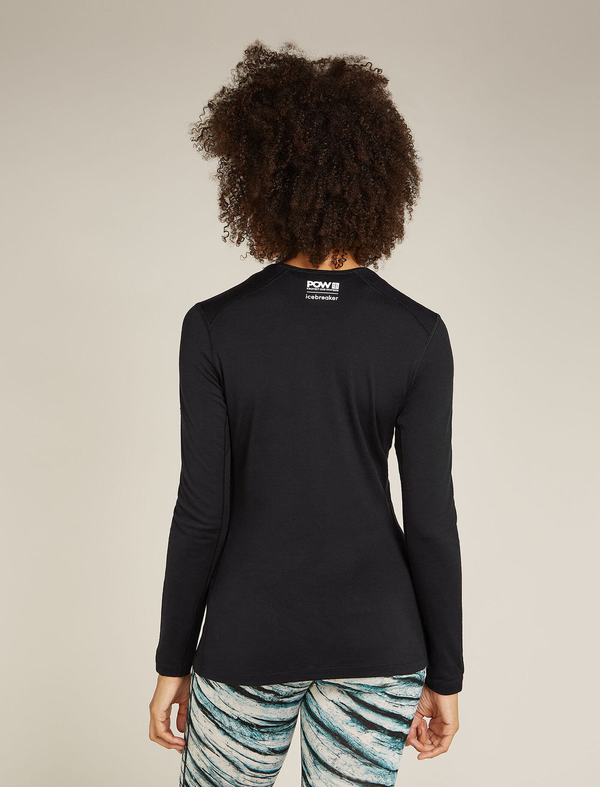 Women's Merino 200 Oasis Long Sleeve Crewe Thermal Top Protect Our Winters  - 2
