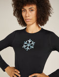 Women's Merino 200 Oasis Long Sleeve Crewe Thermal Top Protect Our Winters  - 6