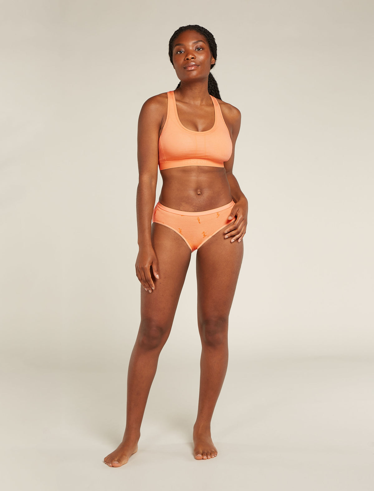 Women's Merino Blend 125 ZoneKnit™ Racerback Bra Feldspar - 3